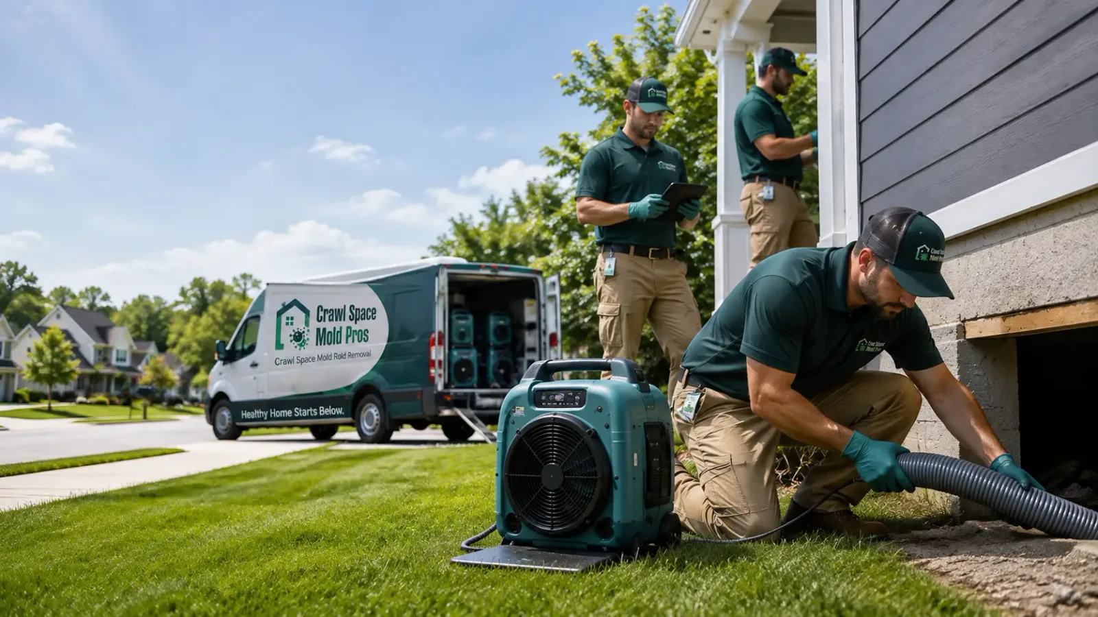 Crawl Space Mold Removal in Atlantic, IA